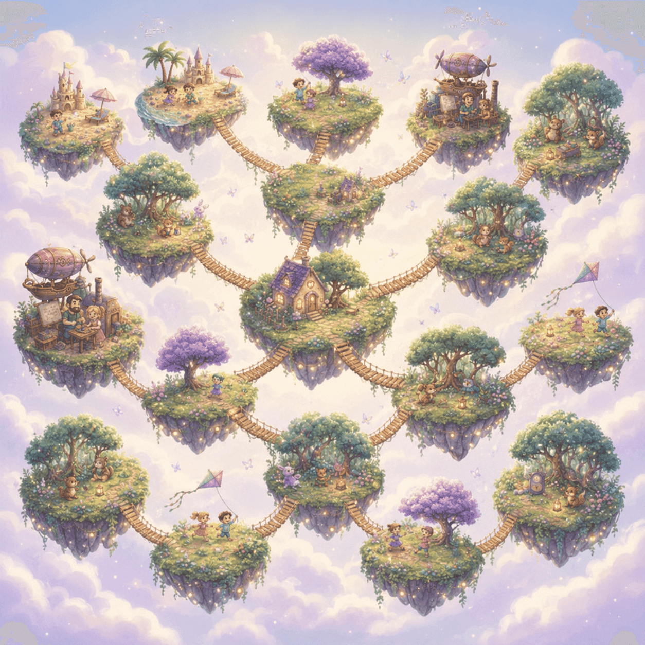 A growing archipelago of story islands